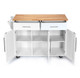 Wood Top Rolling Kitchen Island Cart product