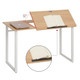Homcom® Computer Table with Small Adjustable Angle Tabletop product