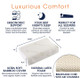 Cheer Collection Foam Pillow With Bamboo Cover product