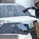  Heavy Duty Windshield Snow & Ice Protector with Mirror Covers product