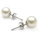 6mm or 8mm 925 Sterling Silver Pearl Stud Earrings product