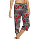 Women's Printed Pajama Capri Pants Sleepwear with Drawstring (3-Pack) product