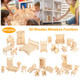 3D Wooden Dollhouse Furniture Puzzles product