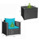 3-Piece Patio PE Rattan Wicker Furniture Set product