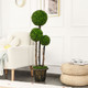 4-Foot Artificial Topiary Triple Ball Tree product