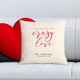Personalized Valentine's Day 18" x 18" Love-Themed Throw Pillow Covers product