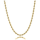18K Yellow Gold-Plated Diamond-Cut Rope Necklace product