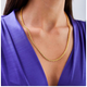 18K Yellow Gold-Plated Diamond-Cut Rope Necklace product