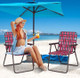 Folding Steel and PE Webbed Lawn Chair (2- to 6-Pack) product