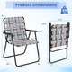 Folding Steel and PE Webbed Lawn Chair (2- to 6-Pack) product