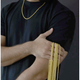 18K Gold Plated Sterling Silver Chain, 2.2mm, Diamond-Cut Rope product