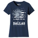 Women's Star-Spangled Football Short-Sleeve T-Shirts product