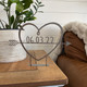 Personalized Heart-Shaped Tabletop Metal Sign product