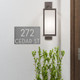 Personalized Modern Address Metal Plaque Signs product