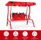 Red Ladybug Kids' Patio Swing product