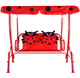 Red Ladybug Kids' Patio Swing product