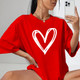 Women's Oversized Valentine's Day T-Shirts product