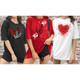 Women's Oversized Valentine's Day T-Shirts product