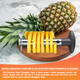 Cheer Collection® Pineapple Corer and Slicer Tool with Non-Slip Handle product