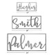 Personalized Sanded Steel Name Sign product