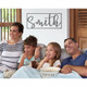 Personalized Sanded Steel Name Sign product