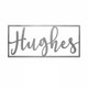 Personalized Sanded Steel Name Sign product