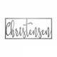 Personalized Sanded Steel Name Sign product