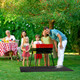 LakeForest® 60" x 39" Flame-Retardant BBQ Deck Grill Mat product