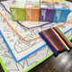 Washable & Reusable Art Adventure Coloring Mats with Markers product