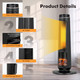 1500W PTC Fast Heating Space Heater for Indoor Use product