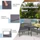4-Piece Outdoor Rattan Furniture Set product