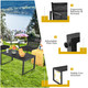 4-Piece Patio Furniture Conversation Set with Loveseat product