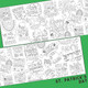 Six Foot St. Patrick's Coloring Runner product