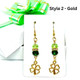 Handcrafted St. Patrick's Day Shamrock Dangle Earrings product