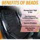 Zone Tech® Wooden Beaded Massaging Seat Cover product