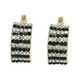 18k Gold Filled Emerald Crystal Earring product