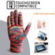 Women's Touchscreen Warm Multi-Tone Knit Gloves (2- or 4-Pair) product