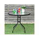 Outdoor 32-Inch Round Tempered Glass Top Patio Table product