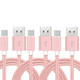 Premium 6-Foot Nylon Braided 3A USB-C Fast Charging Cable (3-Pack) product