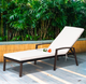 Rattan Cushioned Adjustable Lounge Chair product