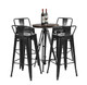 30-Inch Metal Bar-Height Barstools (Set of 4) product