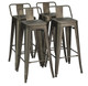 30-Inch Metal Bar-Height Barstools (Set of 4) product