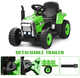Kids' 12V Ride On/Remote Control Tractor with Trailer product