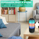 iMounTEK® Wireless Lighted Portable Speaker with Color-Changing Light product