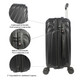 Hardside 3-Piece Spinner Luggage Set by World Traveler™, product