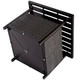 Outdoor Patio PE Rattan Wicker Steel Side Deck Table with Umbrella Hole product