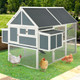 84-Inch Large Outdoor Wooden Chicken Coop Multi-level Hutch product