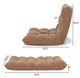 Adjustable 14-Position Microsuede Floor Chair product