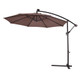 10' Hanging Solar LED Patio Sun Shade Umbrella product