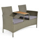 2-Person Patio Rattan Conversation Furniture Set product